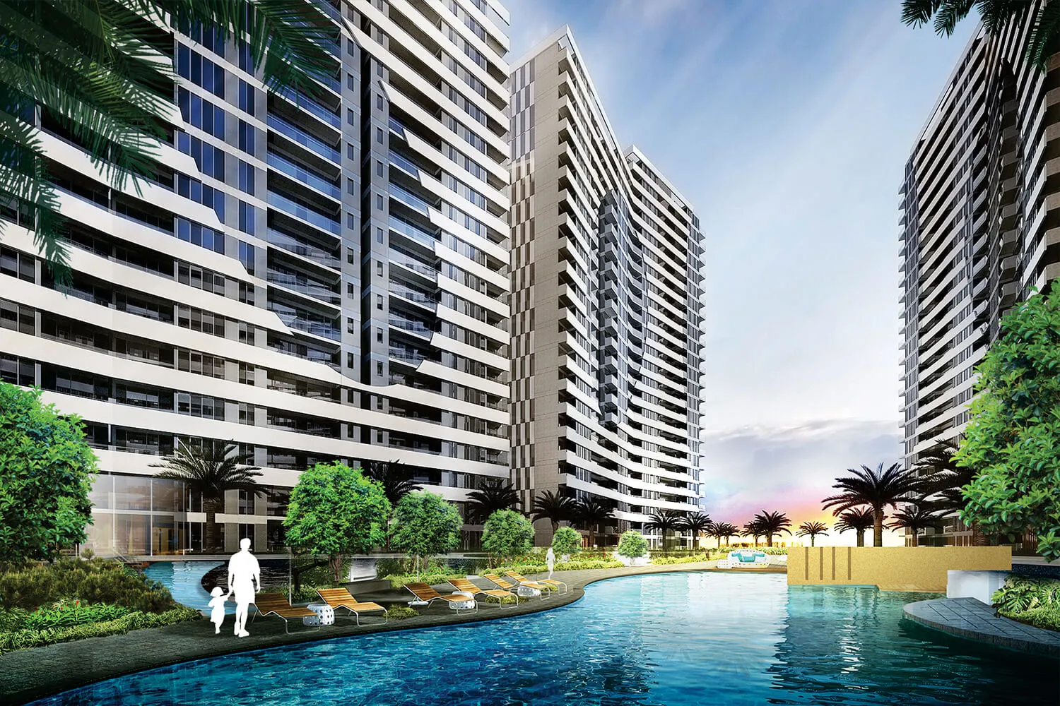 Omaxe The Lake Architecture and Water Bodies